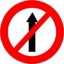 Straight prohibited