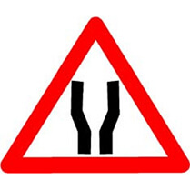 Road widens