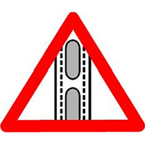 Gap in median
