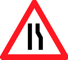 Reduced carriageway
